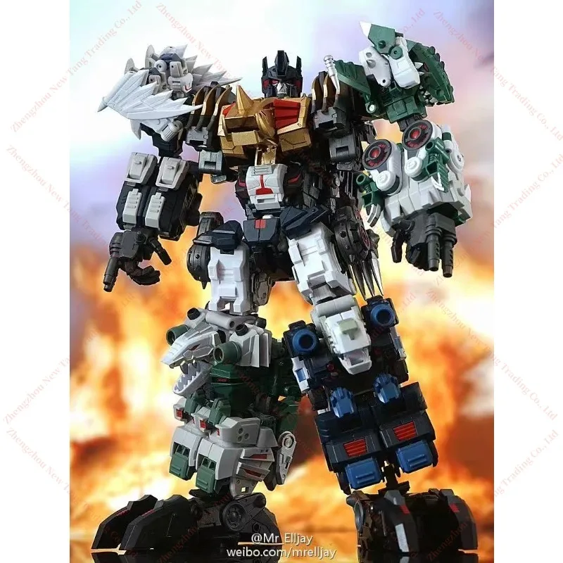 【ในสต็อก】ของเล่นแปลงร่าง Fansproject FPJ ดาวยูเรนัส Dinoking 6in1 Action Figure มือถือตุ๊กตาของเล่นของขวัญคอลเลกชัน
