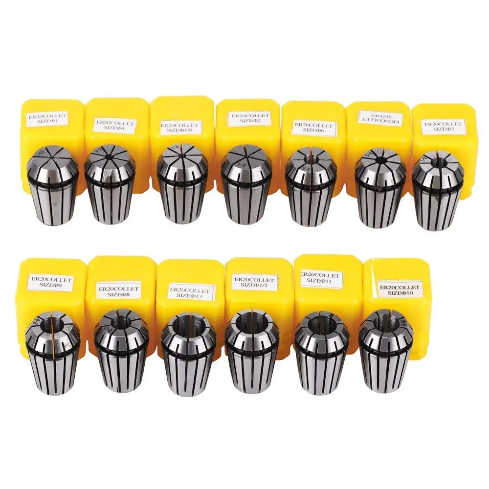 Er20 pinça de mola 1-10mm, mandril de pinça de mola de precisão para máquina de gravação cnc e fresagem, acessórios de máquina de torno, 1 peça