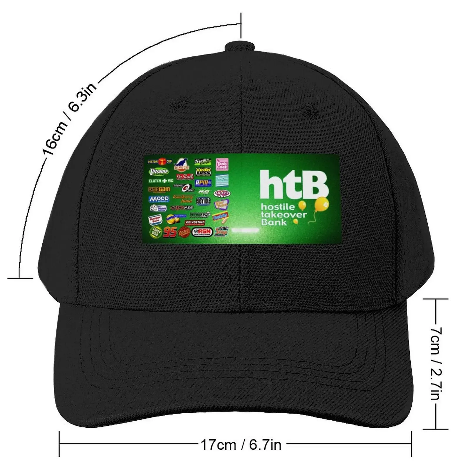 hostile takeover bank Baseball Cap Golf Hat Man Luxury Hat Luxury Brand Men's Caps Women's