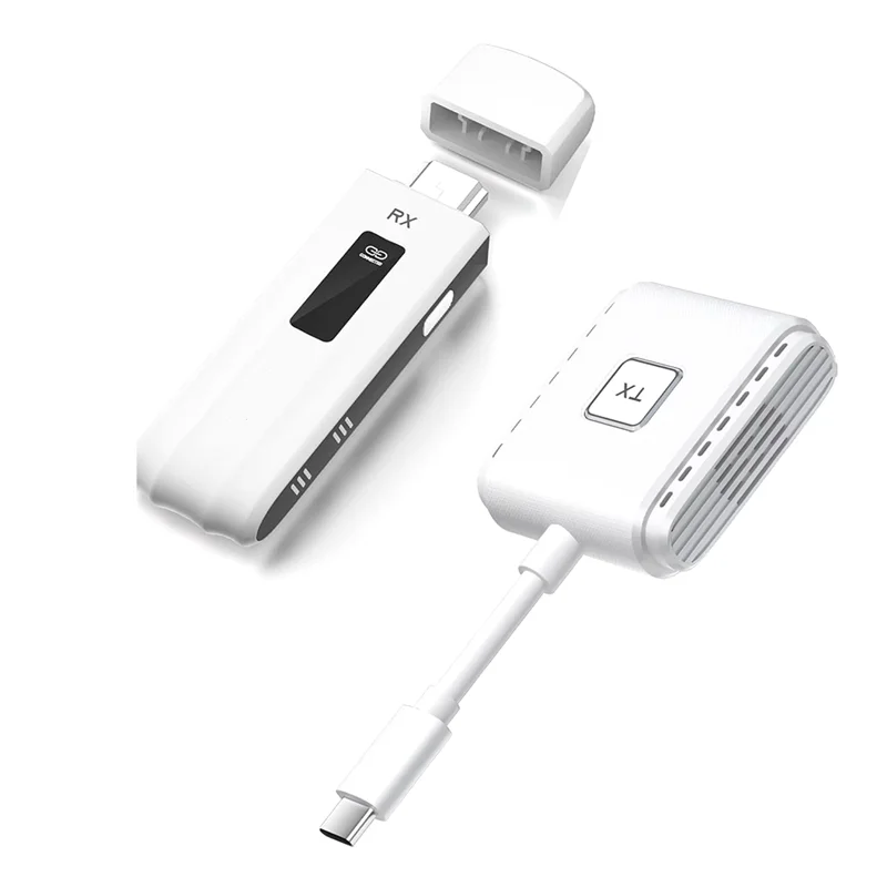

Wireless TYPE-C Video Transmitter And Receiver Extender Kit For PC For TV Monitor Projector Switch Display Adapter Dongle
