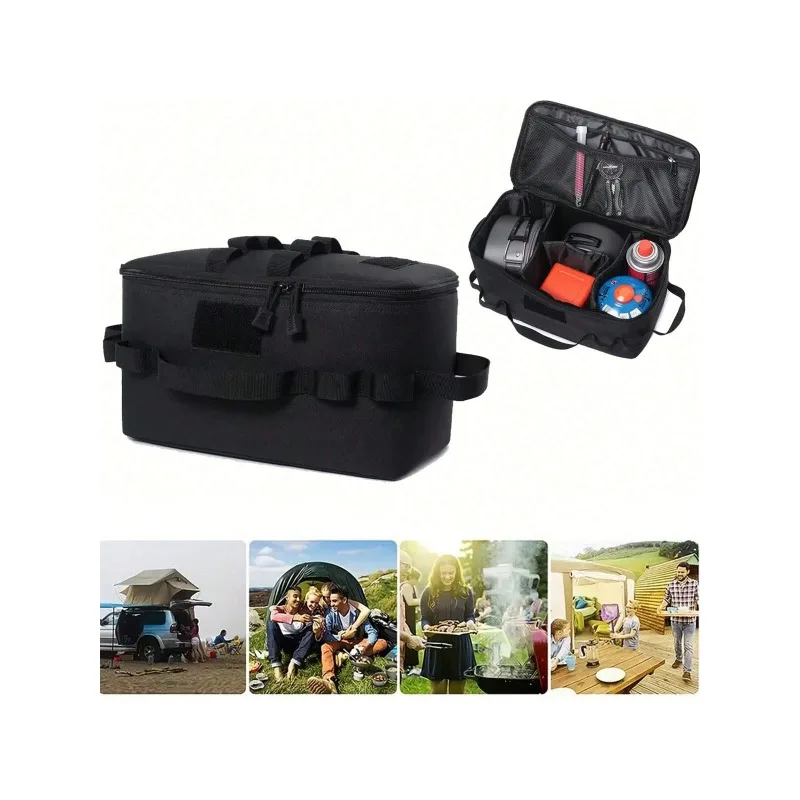 1pc Organize Your Camping Trip With This Multifunctional Outdoor Gas Tank Storage Bag!