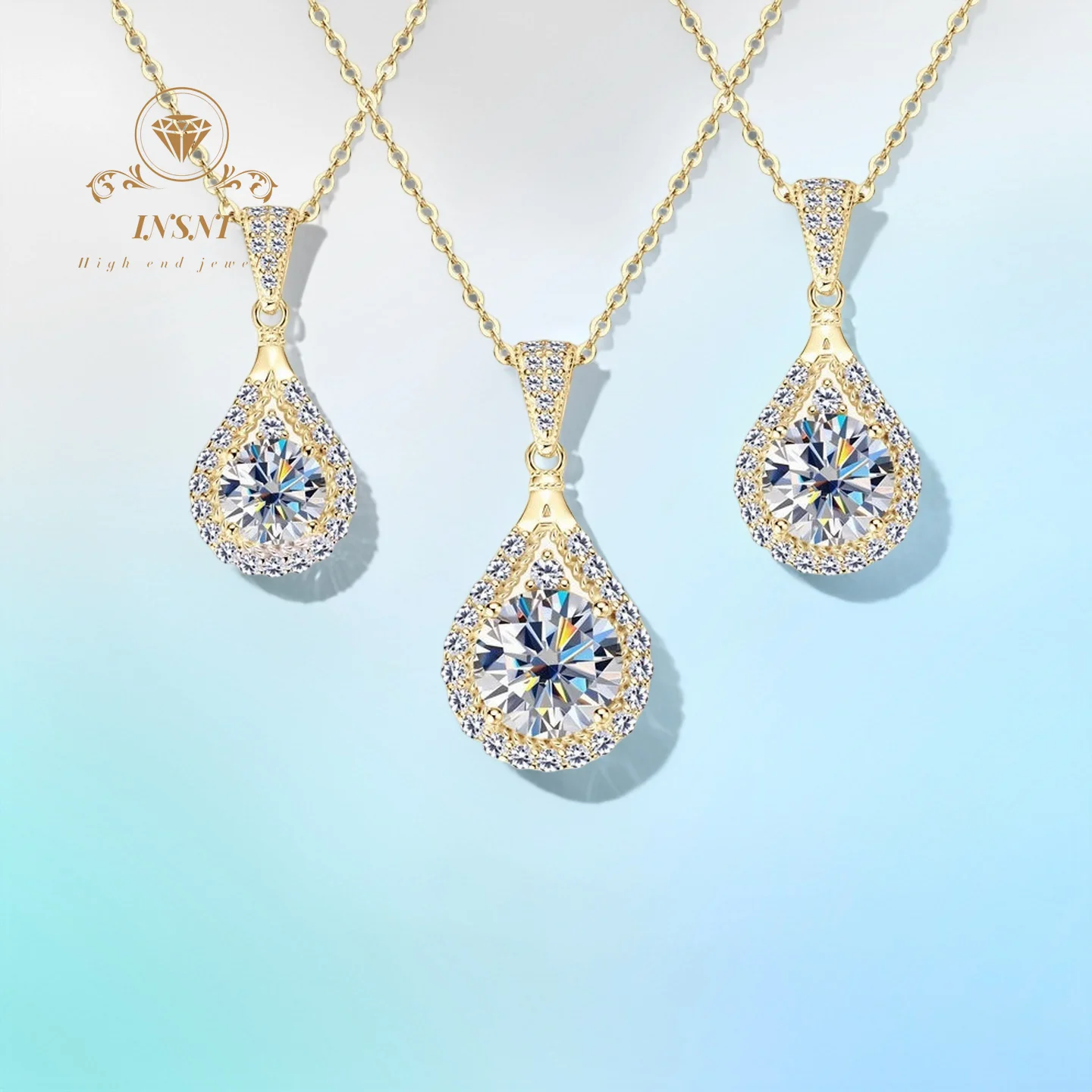 

Moissanite Necklace for Women Niche Design Unique Eiffel Tower Pendant S925 Silver Choker Certified Luxury Chic Jewelry VVS1