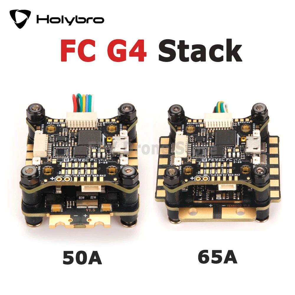 

Holybro FETTEC FC G4 Stacks OSD Flight Controller 170MHz IIM-42652 W/ Tekko32 F4 50A / Matel 65A 4in1 ESC 2-6S for RC FPV Drone