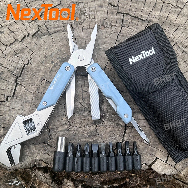 

Newest NexTool Light Wrench W2 Multi Tool Foloding Pliers Multi-functional Spanner Screwdriver Outdoor Camping EDC Hand Tools