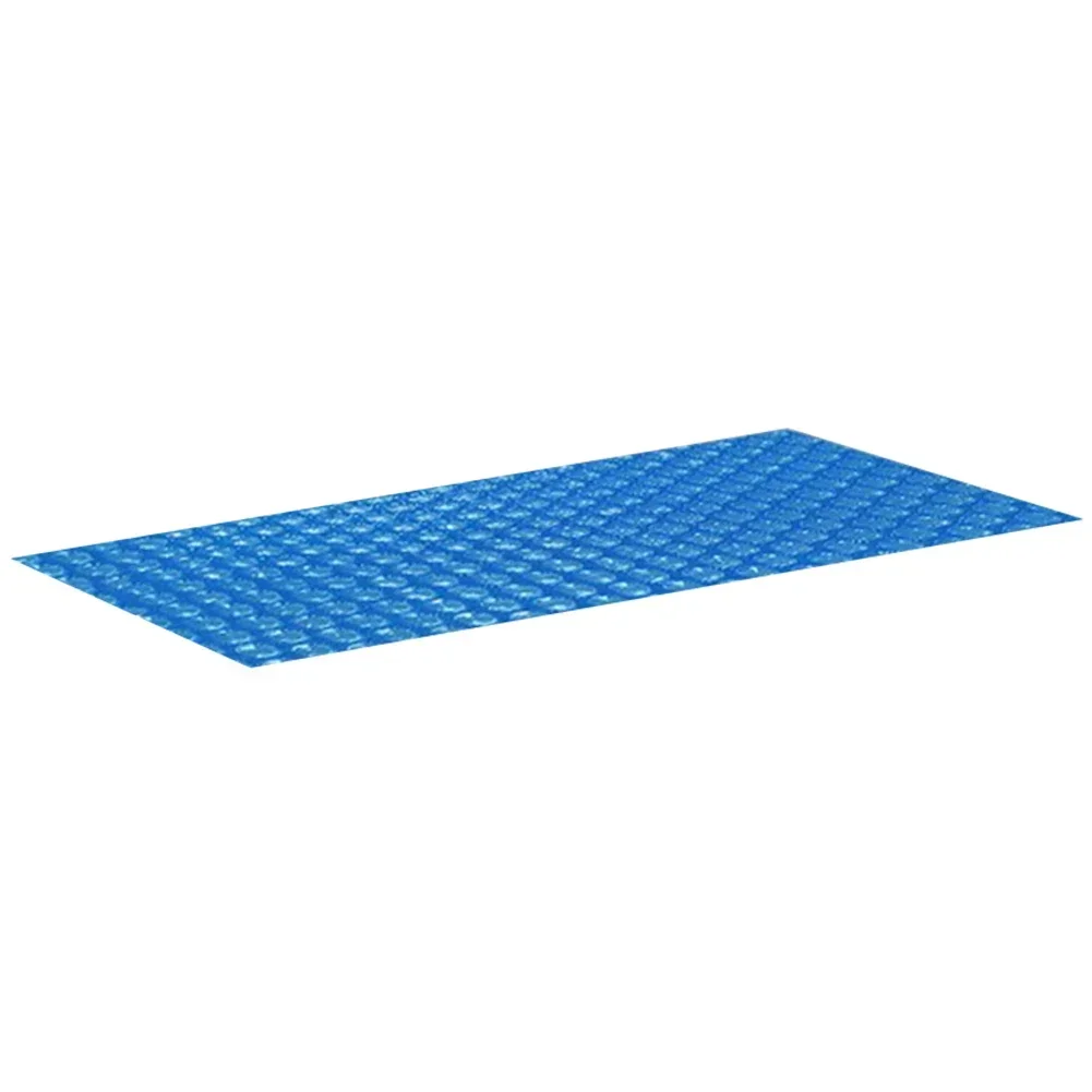 Couverture anti-poussière bleue pour piscine, entretien de piscine, sans débris, facile à utiliser, minimise les pertes de chaleur pendant la nuit, chauffe-piscine