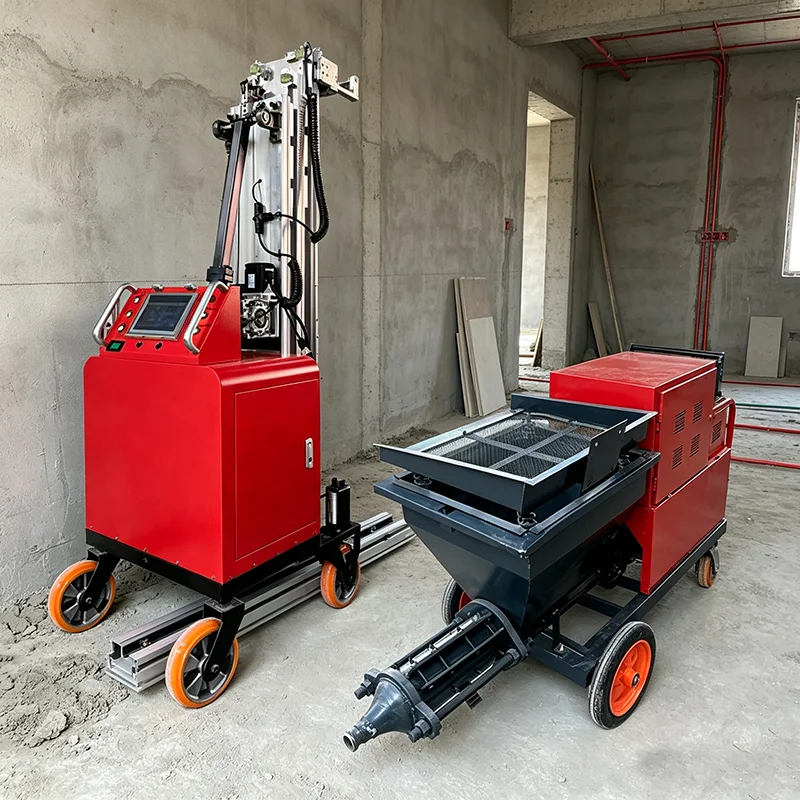 Automatic Wall Mortar Leveling Machine Wall Plastering Robot for Cement Wall Decoration