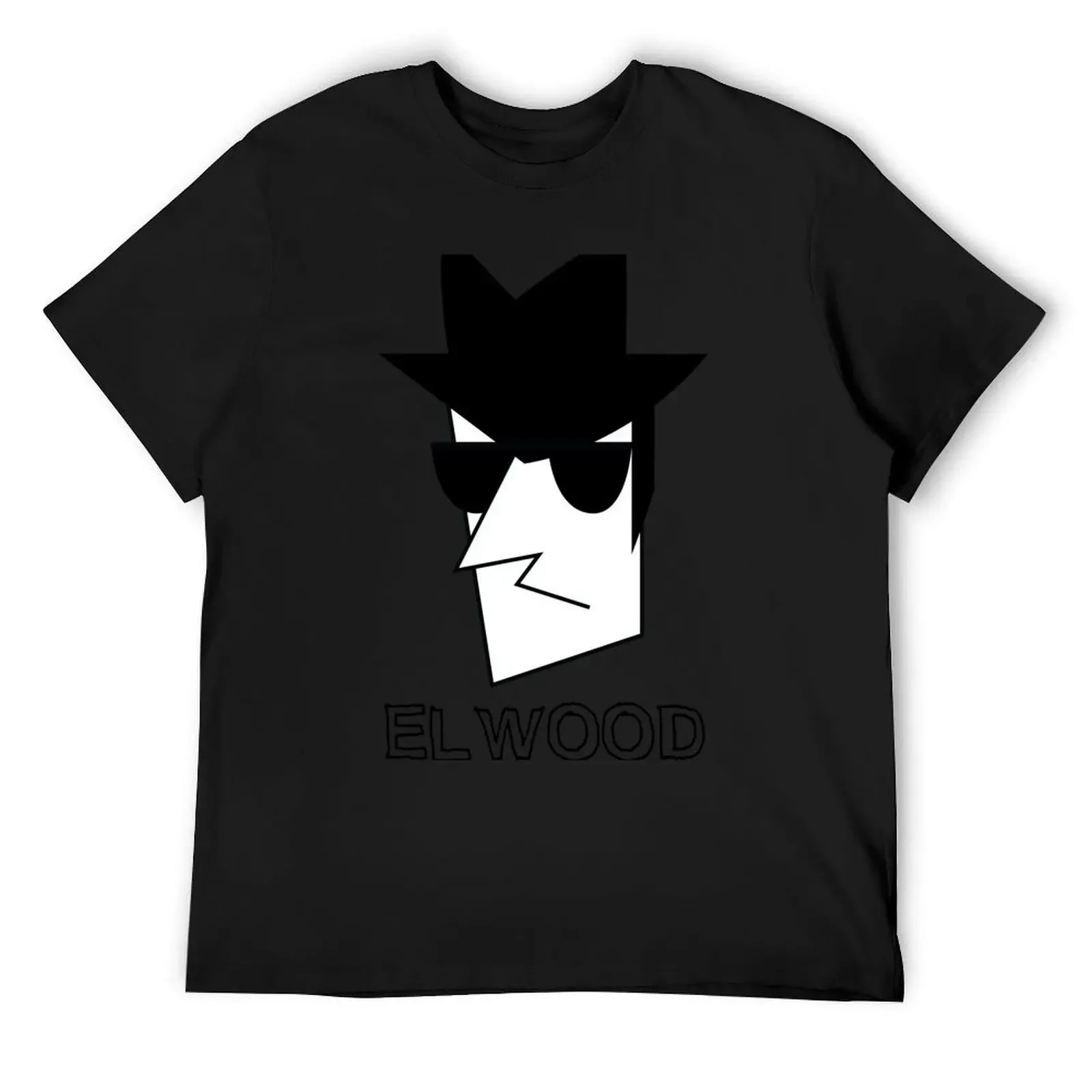 Elwood Blues T-Shirt quick-drying street wear aesthetic clothes mens t shirt graphic