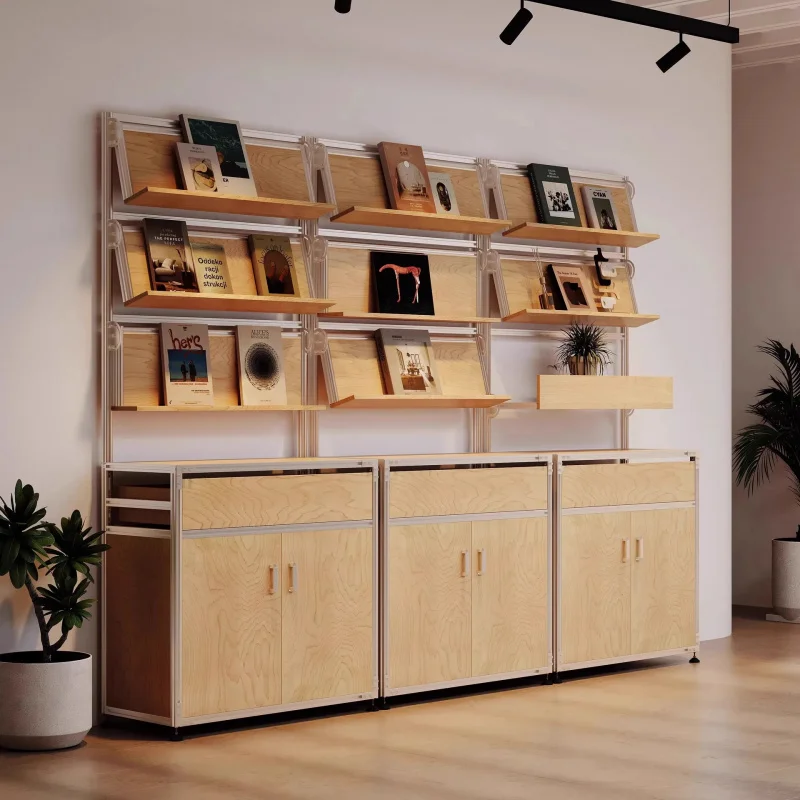 custom.Coffe Shop Furniture Modern Display Storage Rack Living Room Art Display Furniture Home Office Exhibitions