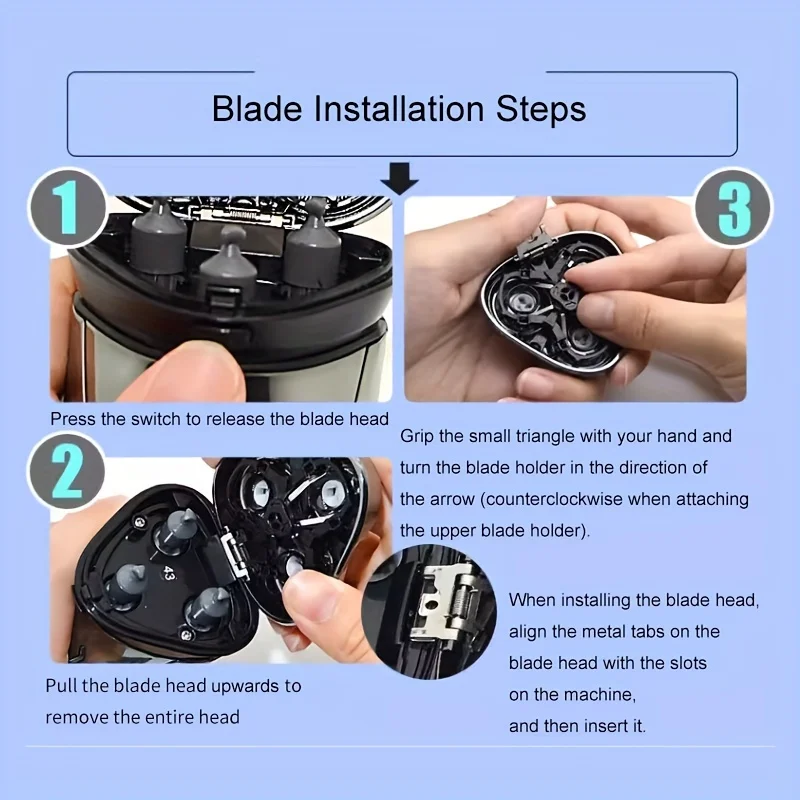 Electric shaver blade, universal electric shaver circular blade, electric shaver replacement blade spare blade