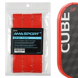 AMA Sport-Pickleball Paddle Protection Tapes, Racket Head Protector, 2 Opções de Cores, 13mm, 16mm, 19mm Largura, Acessórios
