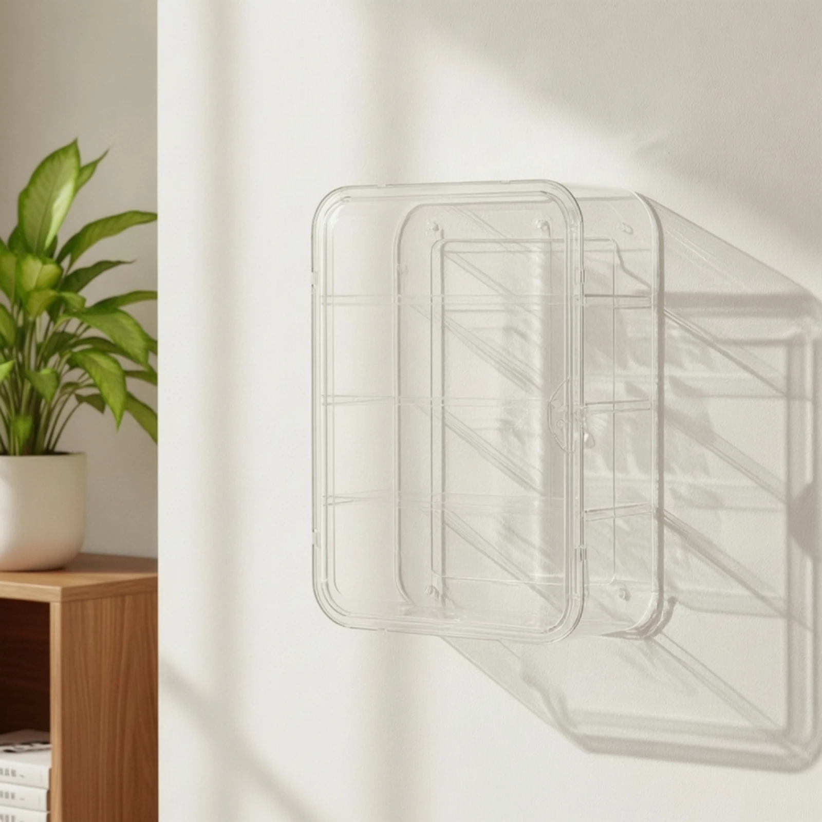 Wall Display Case Transparent - Figure Display Box ulasan dan harga