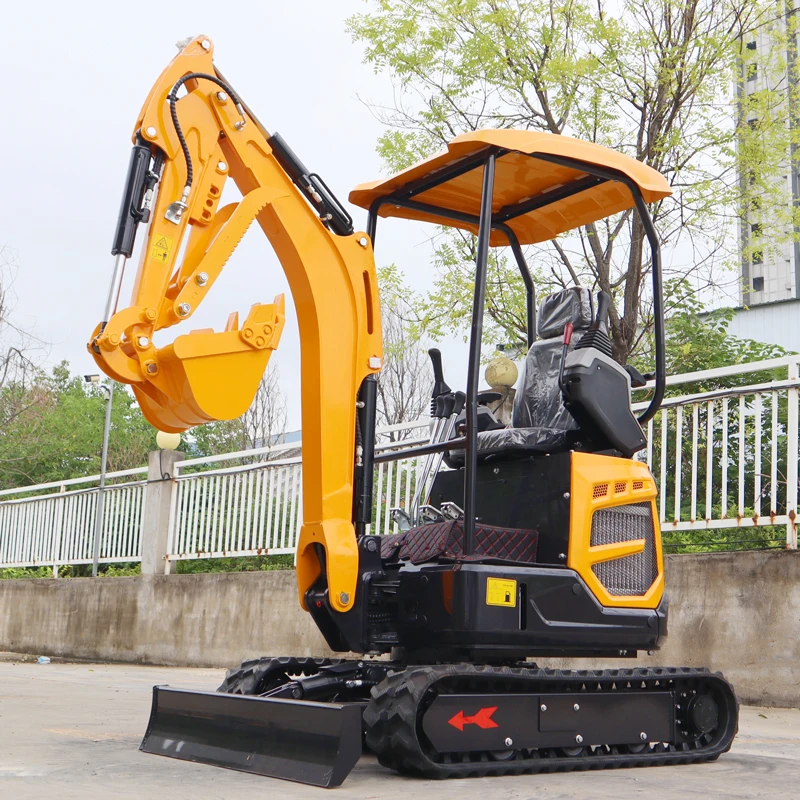 Euro 5 CE EPA Small Excavator Construction Farm Diesel Mini Excavator Multifunctional Hydraulic Crawler Mini Digger Customized