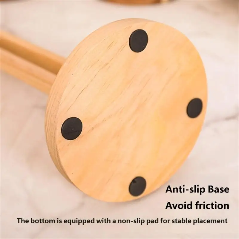 

652F Paper Towel Stand Wooden Modern Table Napkin Holder for Indoor and Outdoor Dining Areas