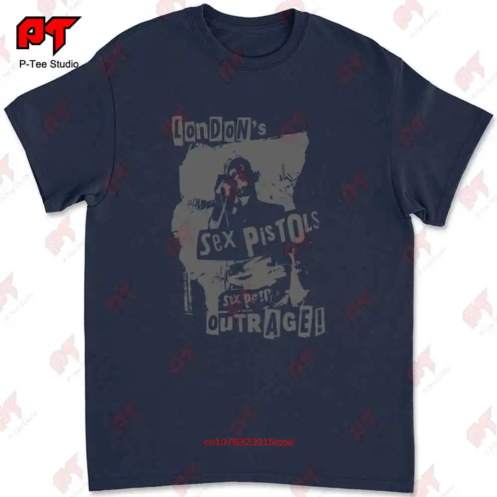 Sex Pistols Londons Outrage Red Sid Vicious T-shirt 9CO7