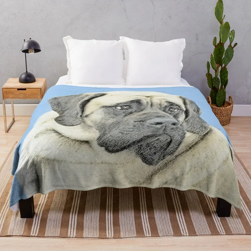 

English Mastiff (Fawn) Throw Blanket Blankets For Baby Blankets Sofas Of Decoration Blankets