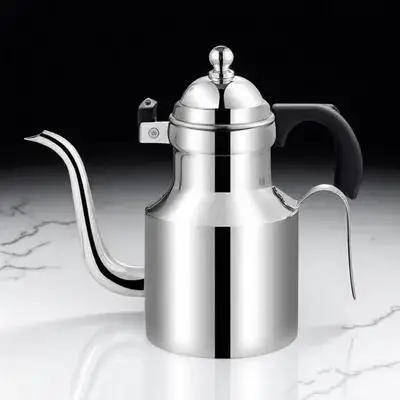 

Stainless Steel Grease Container Kitchen Oil Pot Long Curved Spout Oil Storage Container for Cooking Frying Bacon Grease