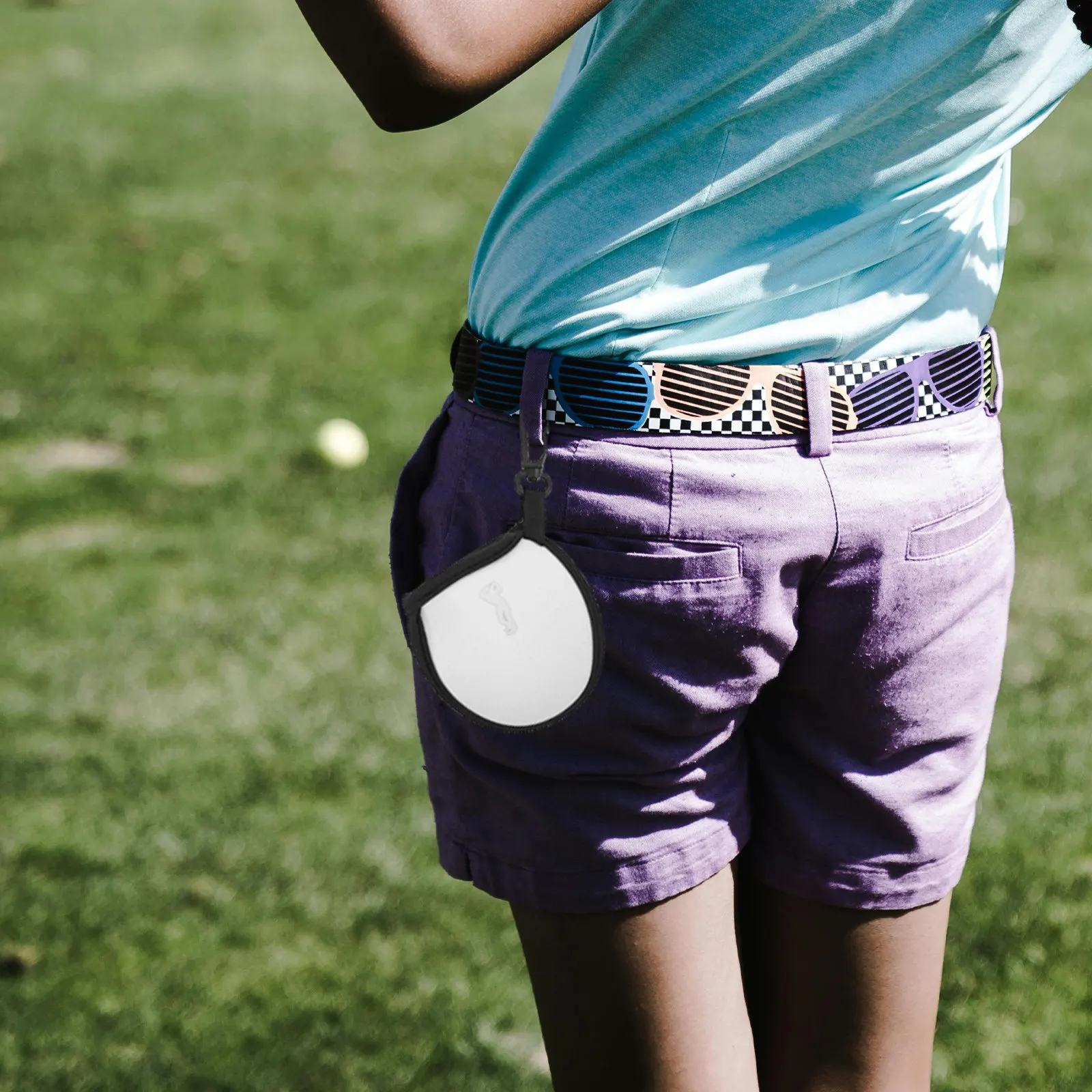 

Golf Ball Pouch Waist Pack Nylon Lightweight Compact Golfing Ball Bag for Training Competition Practice Tee Holder Daily Use