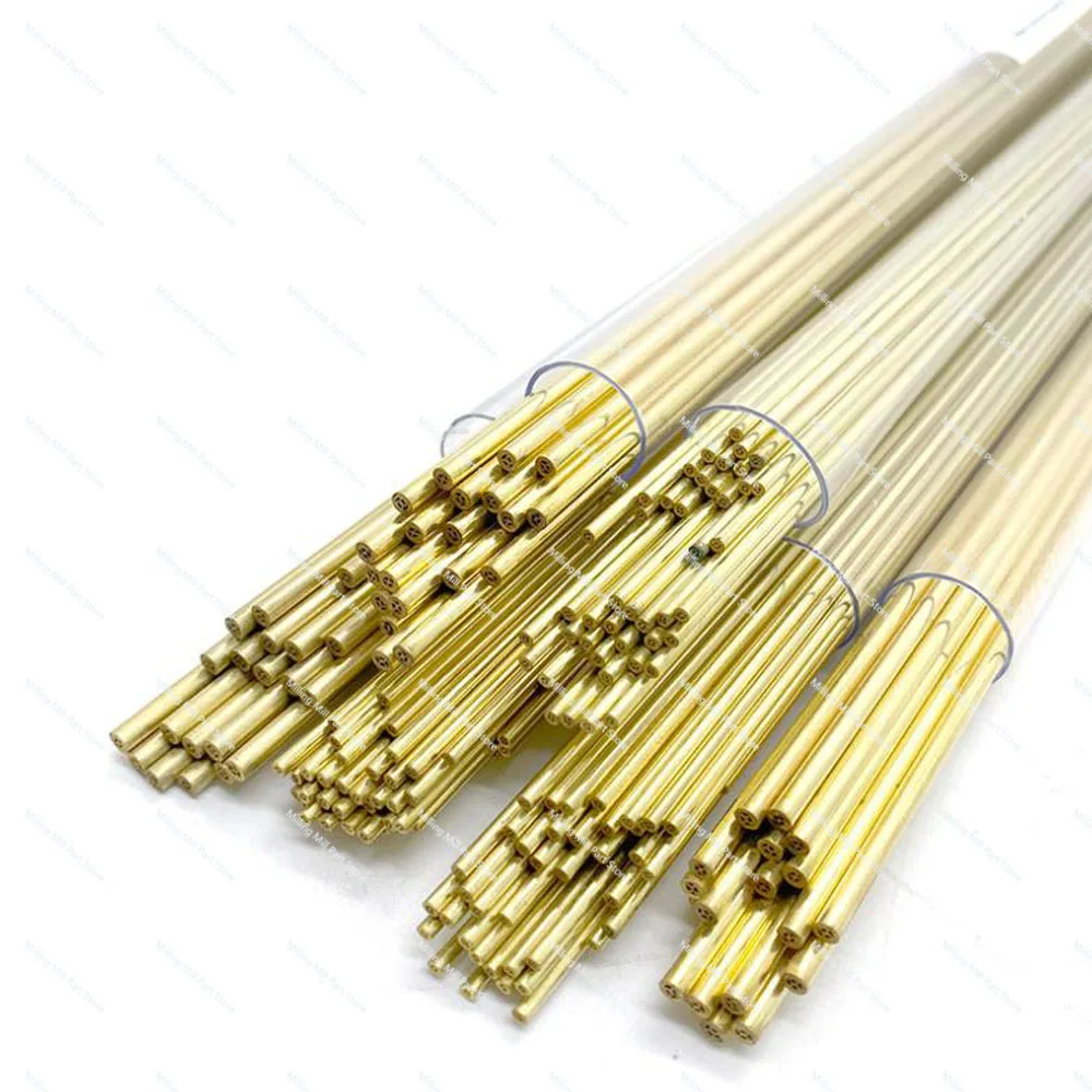 Imagem -02 - Multi Furo Latão Cobre Tubo 400 mm Edm Máquina de Perfuração Acessórios de Corte de Arame Slow Running Eletrodo Consumíveis Piercing