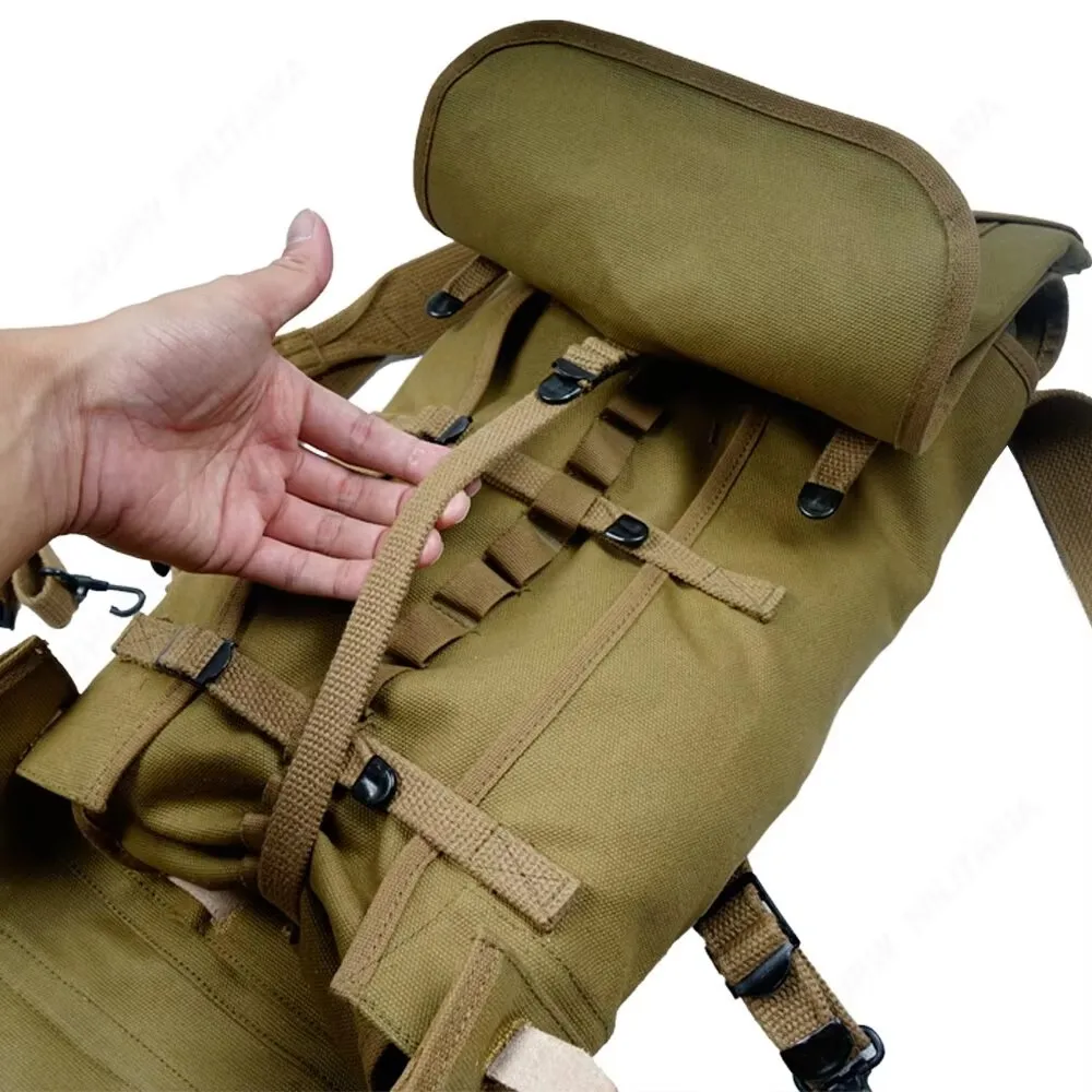 الحرب العالمية الثانية WW2 الجيش الأمريكي 1942 M1928 حقيبة ظهر ميدانية وحزام مجموعة البدلة