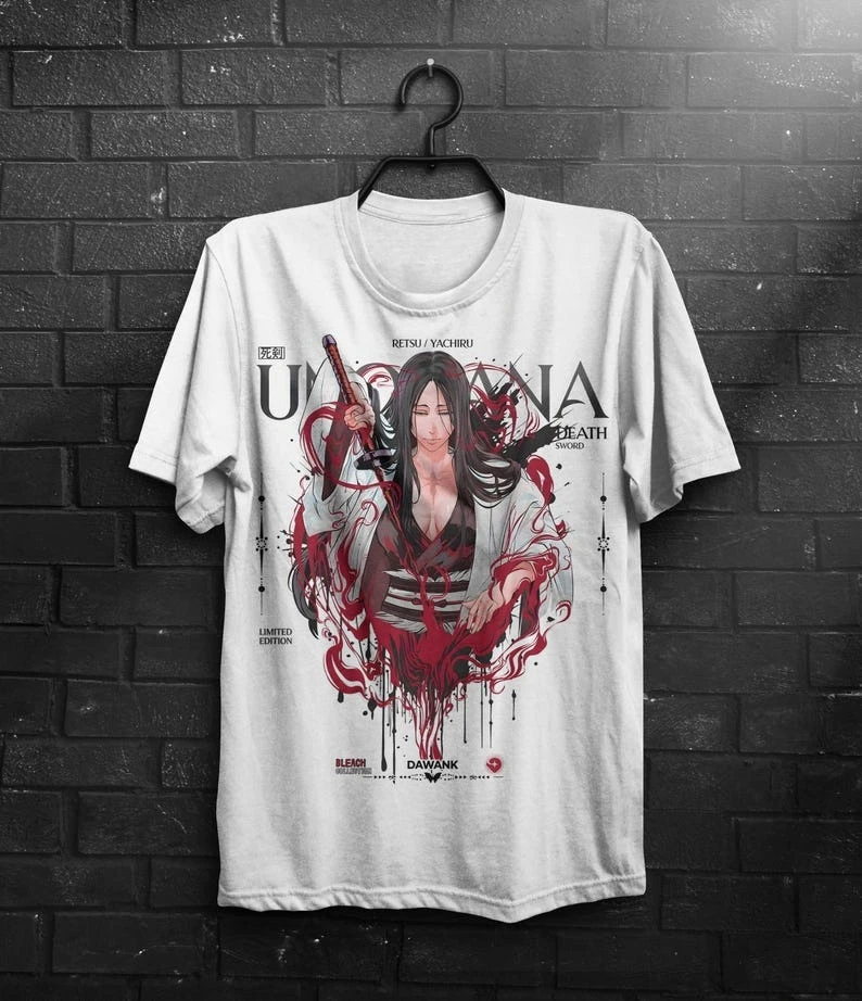 Bleach T-shirt Vintage Loose Oversized Unisex Print T-shirts for Men Women Fashion Hip Hop Retro Fashion high quality Breathable