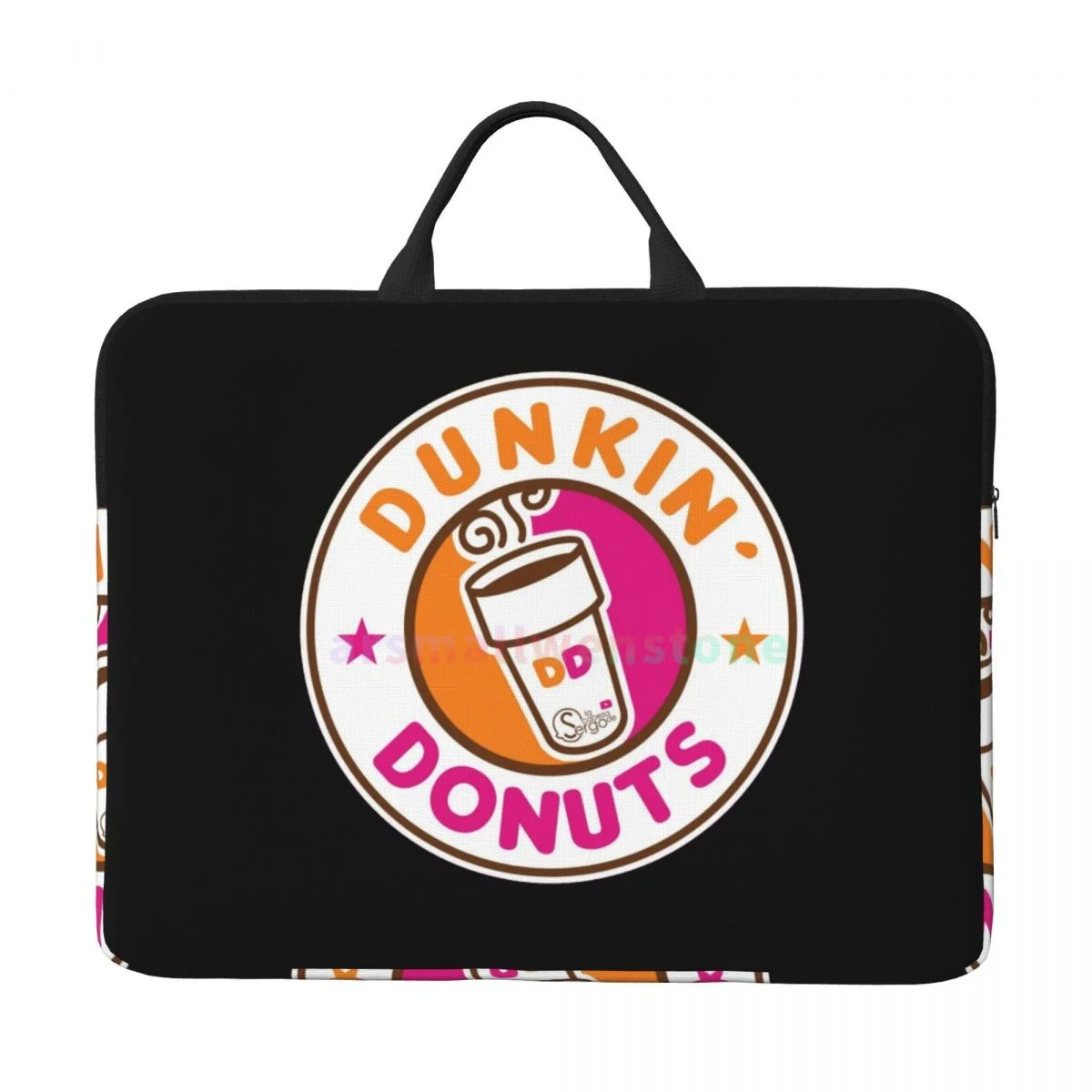 Dunkin Donuts Logo Laptop Bag Computer Bag Office Business Travel 14 Inch Water Resistant Large Laptop Case