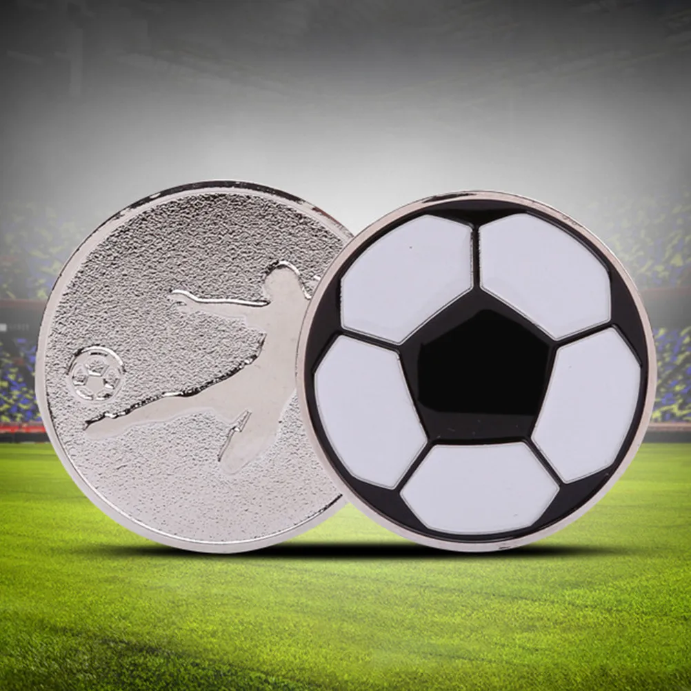 Heavy Duty Metal Football Referee Coin Toss for Side Selection – Portable, Smooth Edge, Durable Flip Coin