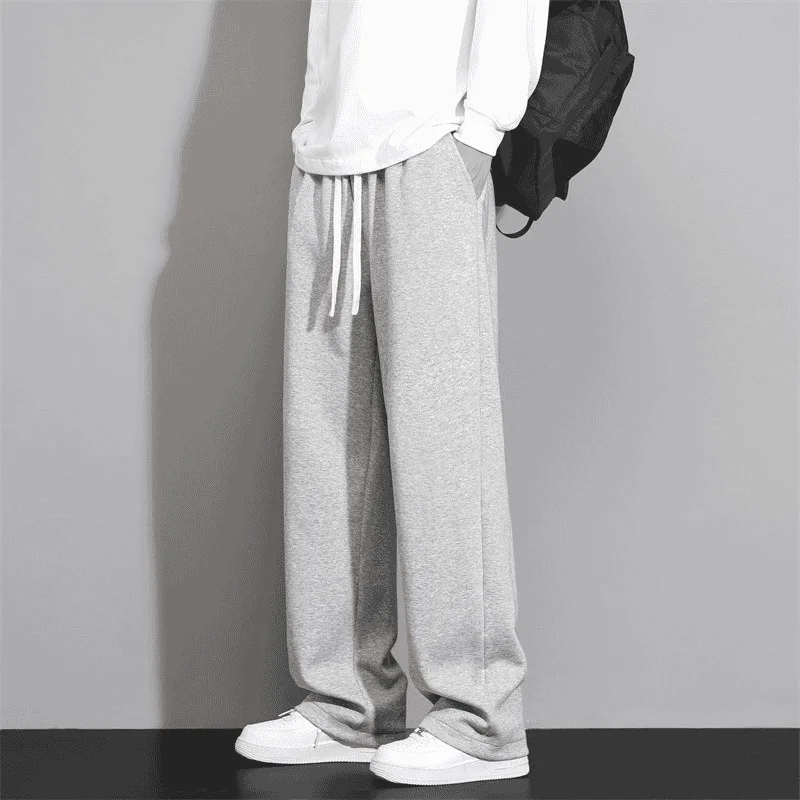 

American Retro Pleated Casual Pants for Men New Summer Style Dopamine Loose and Versatile High Street Couple Wide-leg Pants