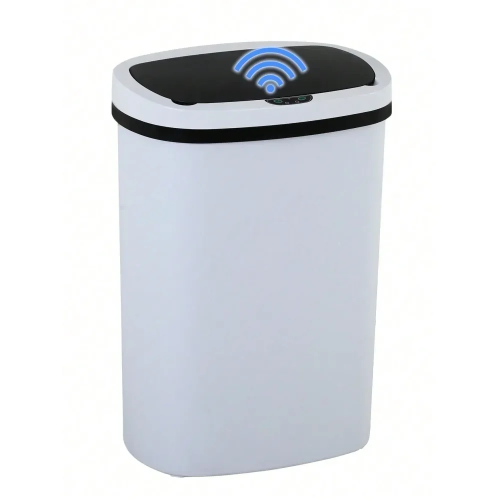 

Gallon Trash Can Kitchen Trash Bin Plastic Trash Bin With Lid For Kitchen, Bedroom, Bathroom, Office