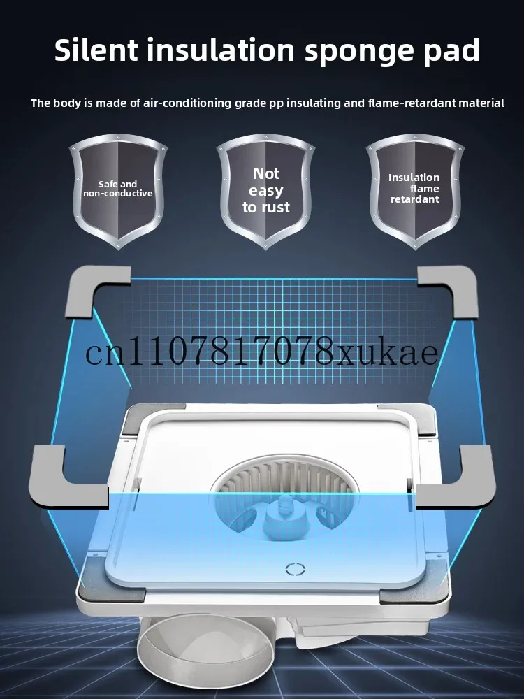 الحمام سقف النازع مروحة المنزل مروحة العادم الصامتة 300x300 مللي متر المطبخ هود التهوية نافذة جدار الهواء النازع #3
