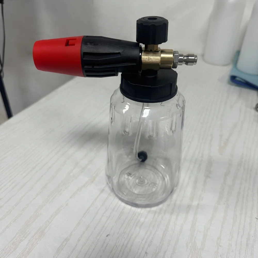 For Nuoruijun Style Car Wash Foam Cannon 1/4 Quick Connector Soap Dispenser High Pressure Cleaning Foam Spraying Device