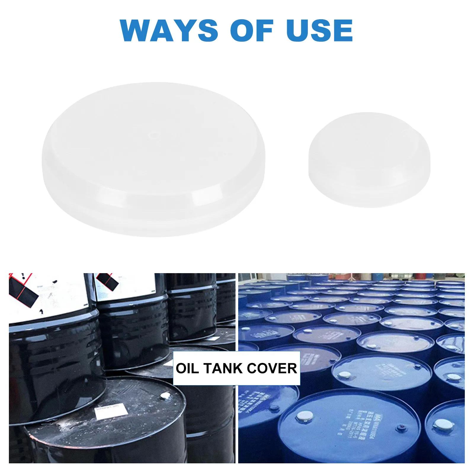 60Pcs Industrial Grade Waterproof Plastic Sealing Lids for Oil Drum Gallon Barrel Petrol Tank Storage Strong Airtight Seal Cap