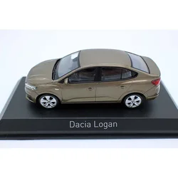 Diecast Alloy 1:43 Dacia Logan 2021 Sedan Model Classic Retro Adult Collection Static Display Gift Souvenir