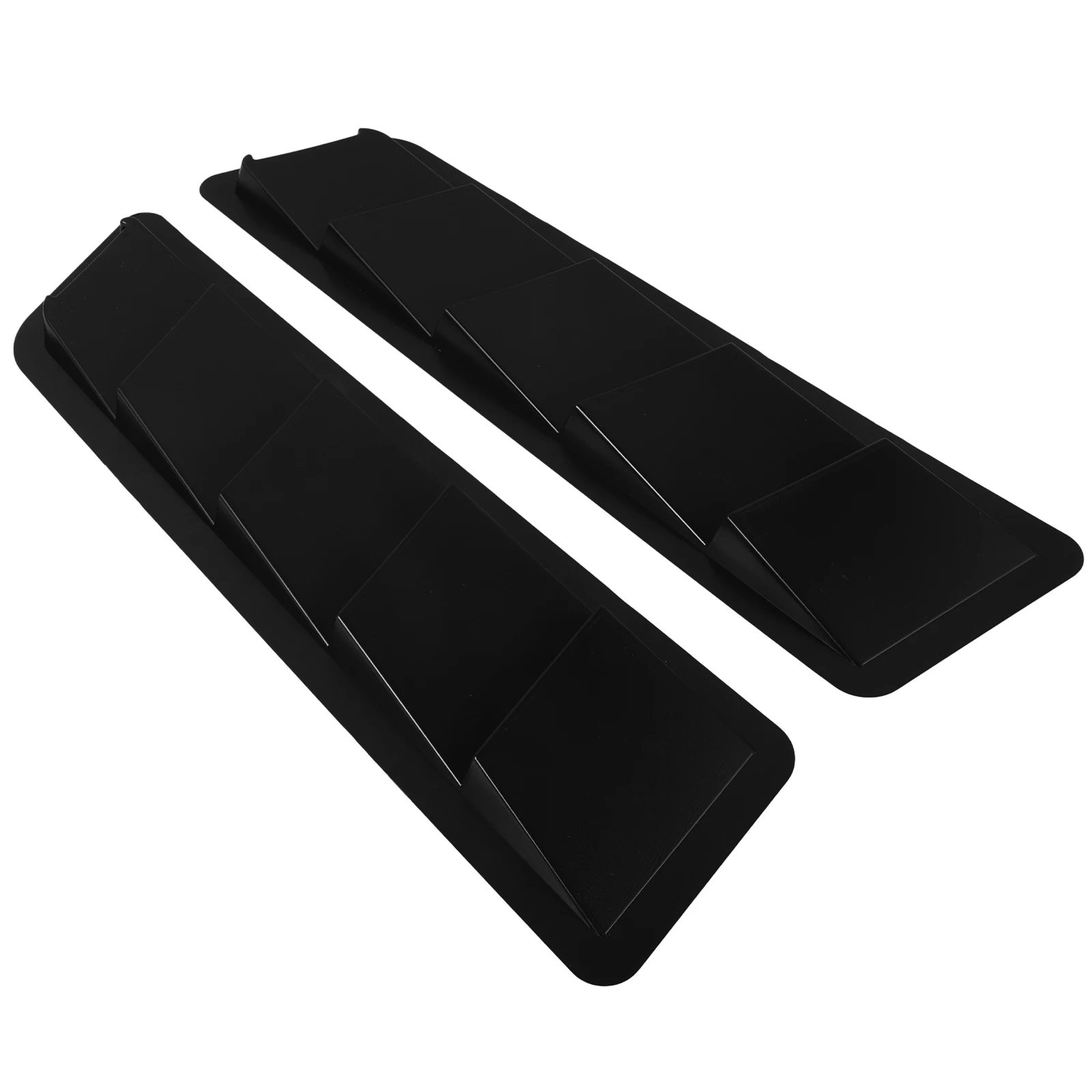 

Car Air Intake Panel Black ABS Universal Fit Easy Installation Hood Vent Covers Automotive Accessories Vehicle Side Vents Engine