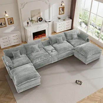 Oversized U Shaped Cloud Sofa 1