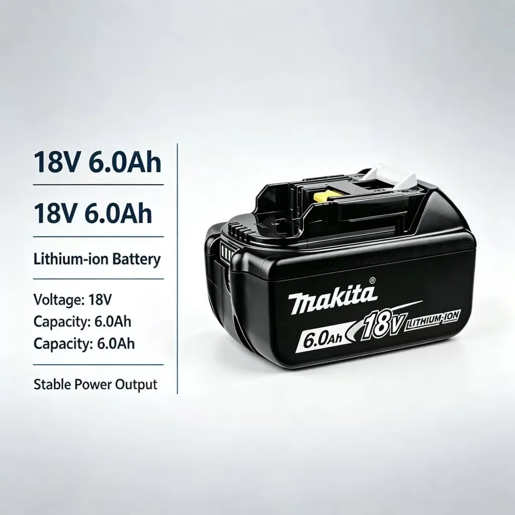 100% original Makita 18V battery 5.0AH 6.0AH 9.0Ah rechargeable battery, Makita 18V charger power tool battery BL1850B BL1860B