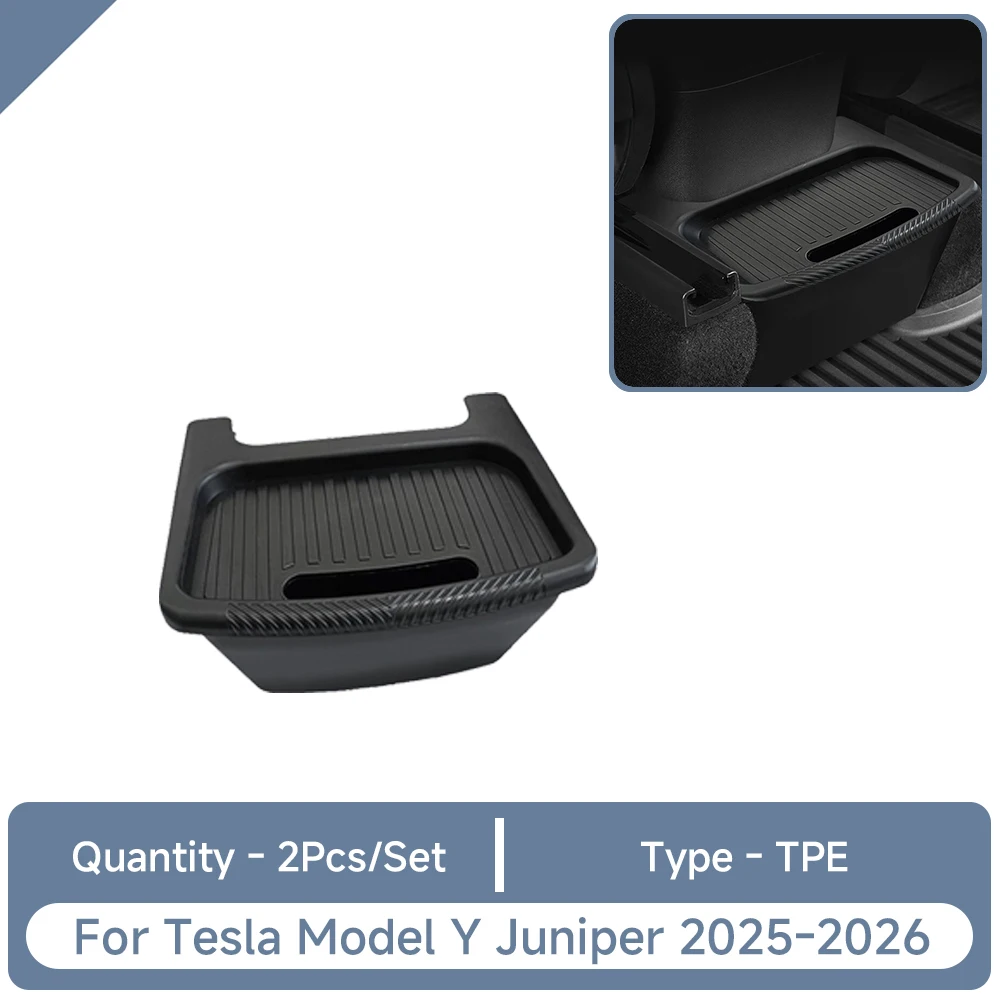 Rear seat trash can