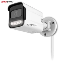 Cámara de seguridad exterior 4K 8MP 5MP 4MP CCTV impermeable PoE IP con audio bidireccional y opción de vigilancia de visión nocturna en color disponible