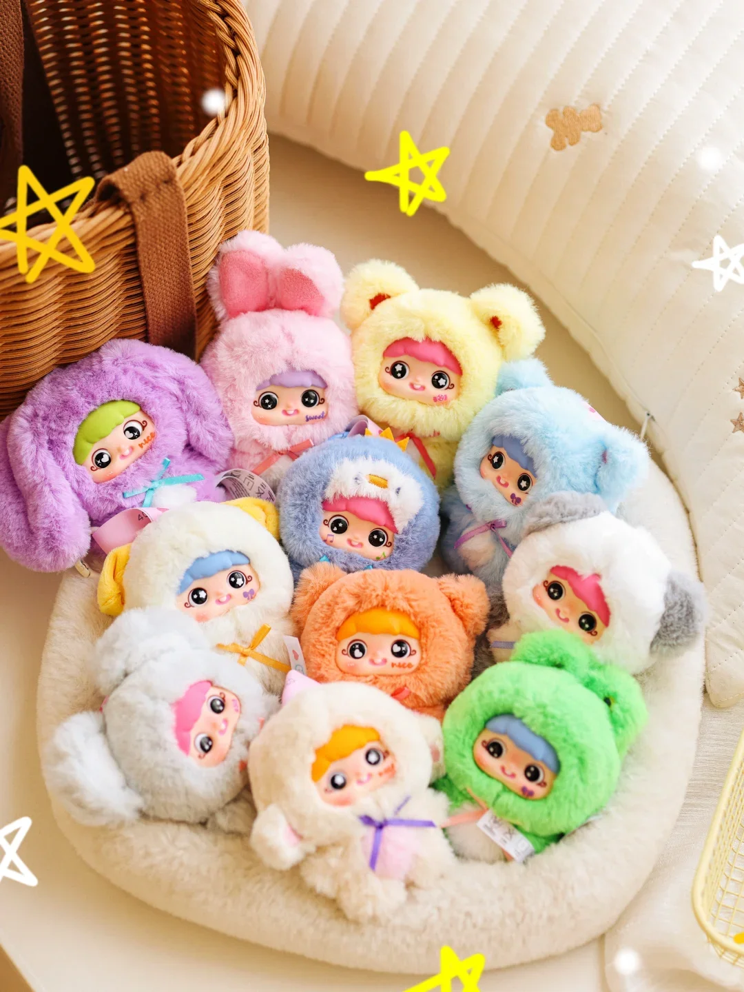 

New Authentic Spot Babythree Baby Three-Year-Old Yaya One-Year-Old Blind Box Cute Plush Tide Play Birthday Gift Pendant