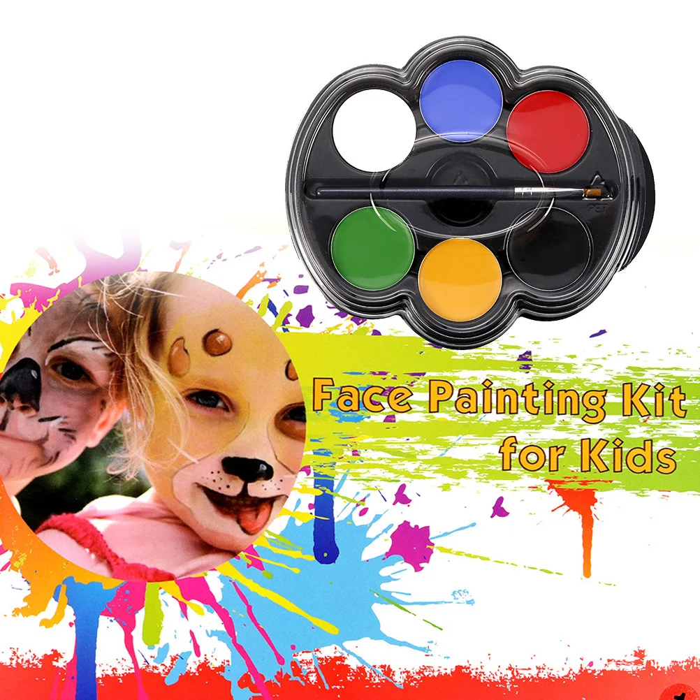 

Colorful Body Paint Set Washable Non-Toxic Face Painting Kit For Kids Adults Fast Drying Vibrant Colors Easy Clean Off