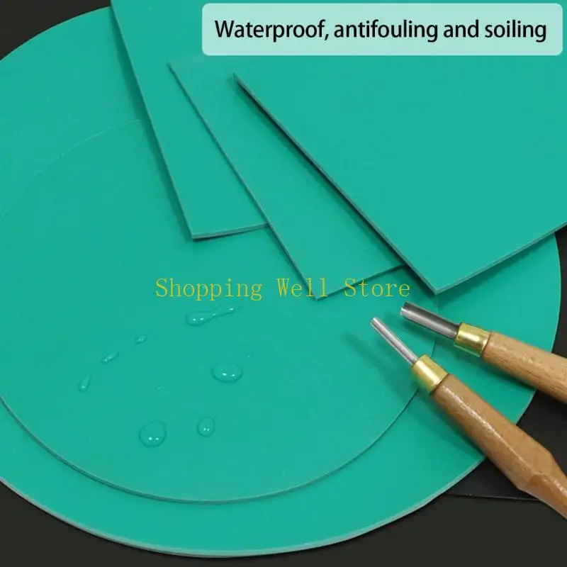 KX4B Soft Engraving Plate PVC Designs for Printmaking Projects Effortlessly Cleaning
