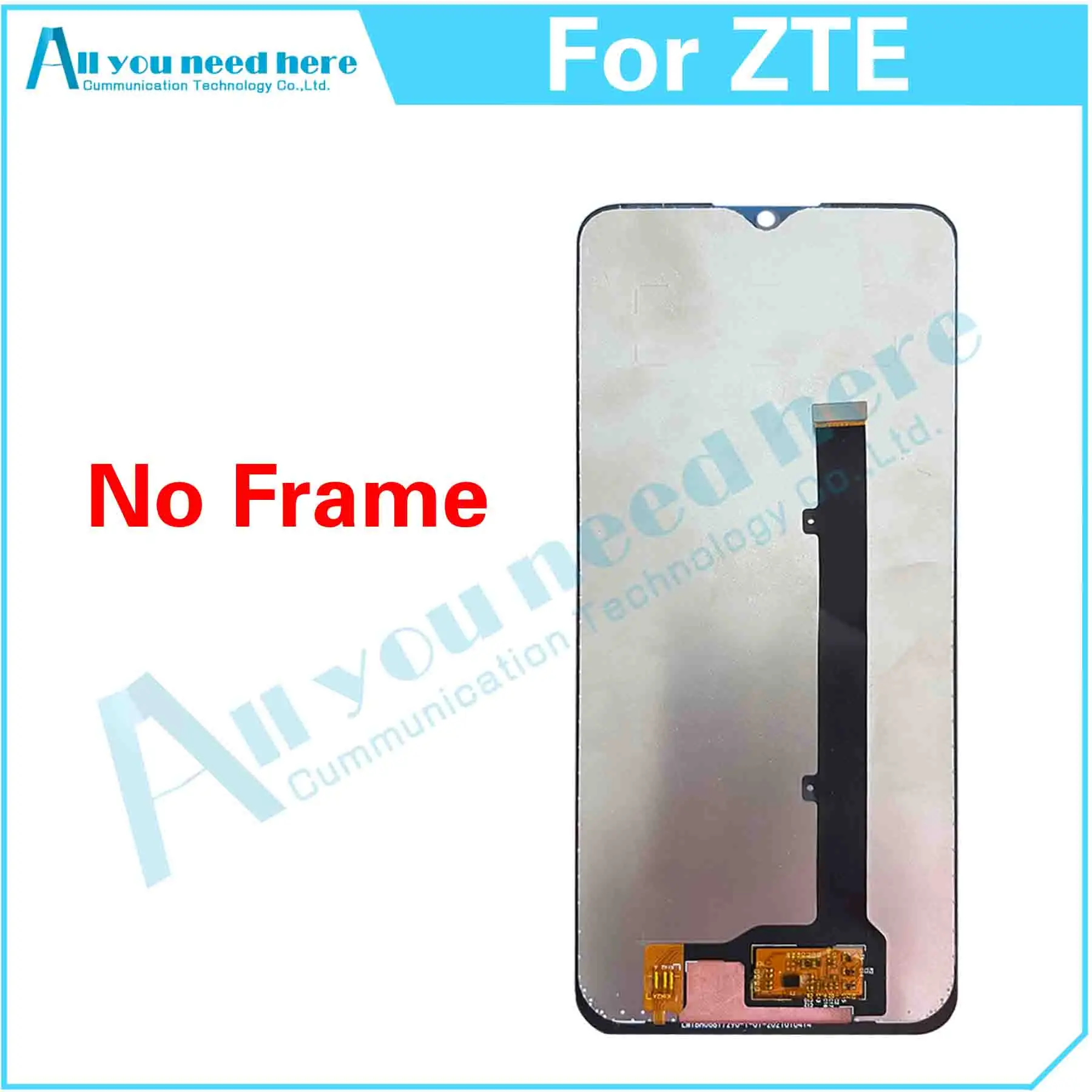 100% Test For ZTE Blade V30 Vita 8030 / V2020 Smart 8010 LCD Display Touch Screen Digitizer Assembly Repair Parts Replacement