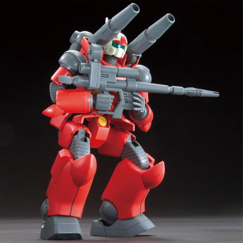 Bandai Genuine HG Guncannon RX-77-2 1/144 Anime Action Figure Assembly Model Toys Collectible Model Ornaments Gifts For Children