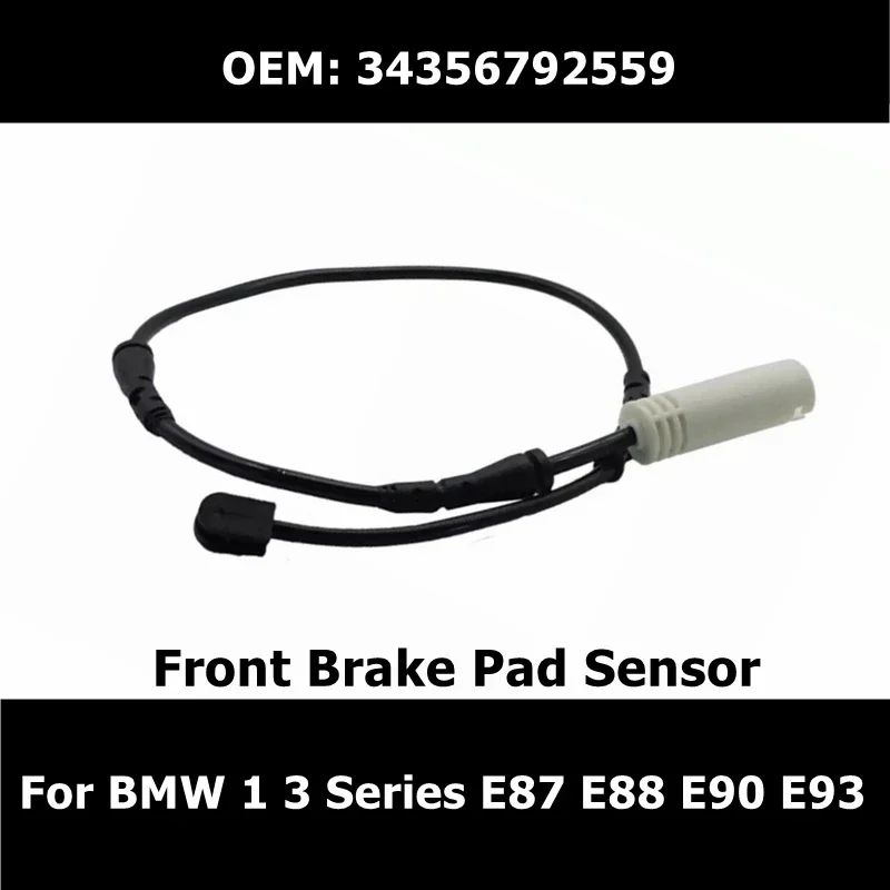 34356792559 1/2Pcs Brake Pad Sensor for BMW 1 3 Series E87 E88 E90 E93 Car Accessories Front Brake Wear Warning Contact Line