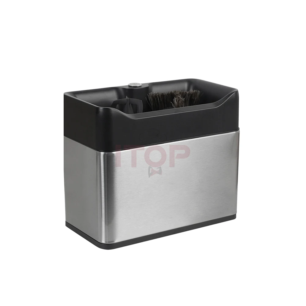 ITOP kopi Portafilter pembersih keranjang kopi Espresso mesin pembersih dengan tanah kopi ember hemat tenaga kerja & kebisingan rendah 2023