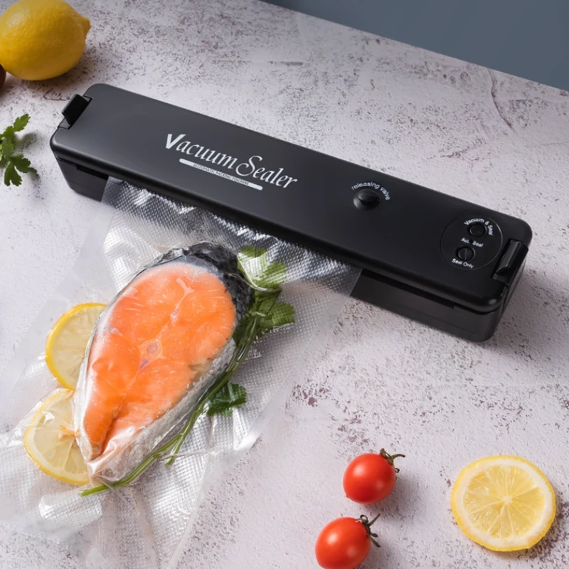 Vacuum Sealer Machine Food Vacuum Sealer For Food Saver Automatic Air Sealing System For Food Storage Dry With 10pcs Seal Bags