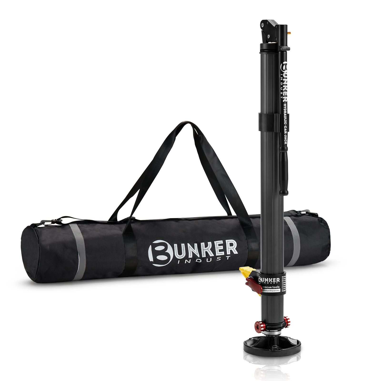 

BUNKER INDUST 2 Ton Load Capacity Aluminum Hydraulic Recovery Jack Long Ram Recovery Jacks Hydraulic Farm Jack For 4x4 Offroad