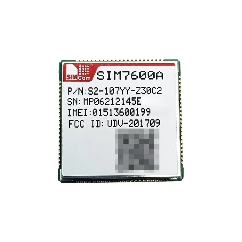 SIMCOM SIM7600A LTE Cat-1 Module LCC Type LTE-FDD B2/B4/B12 UMTS/HSPA+ B2/B5 Variant for North America