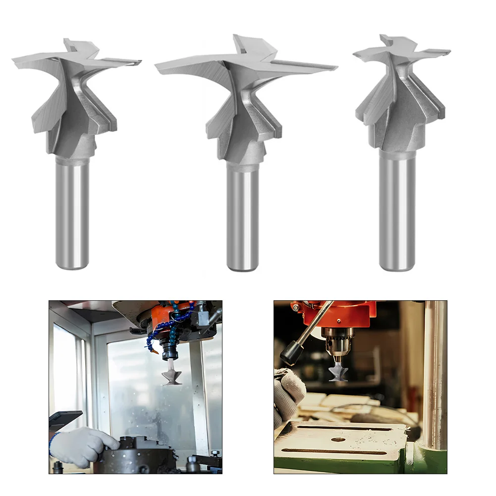 R50 Router Bit 1/2 Shank Router Bit Architectural Woodworking Enhanced Control Reduces Vibration For Woodworking Projects