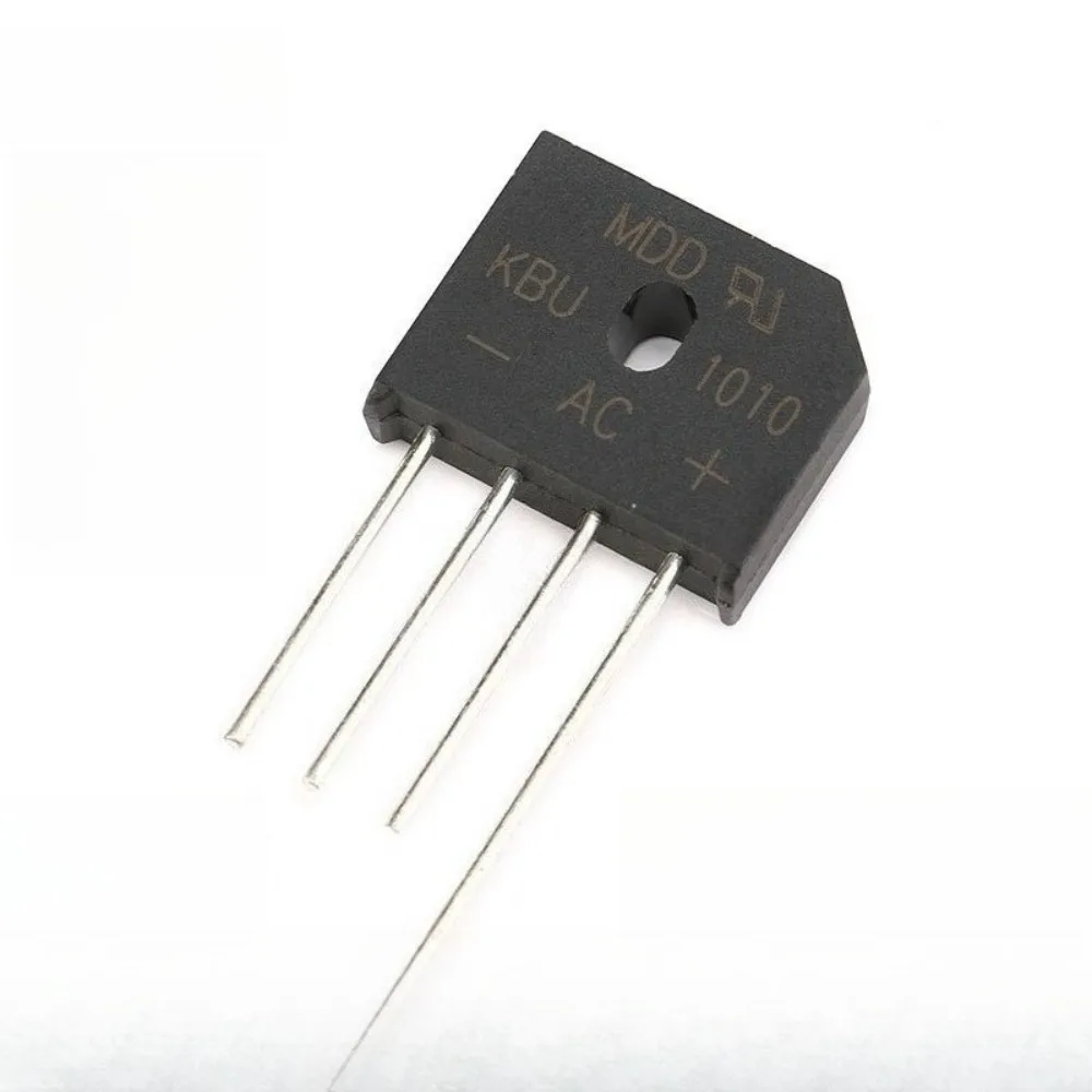 

10PCS KBU1010 Bridge Rectifier 10A 1000V Flat Bridge Diode Silicon Rectifier Module