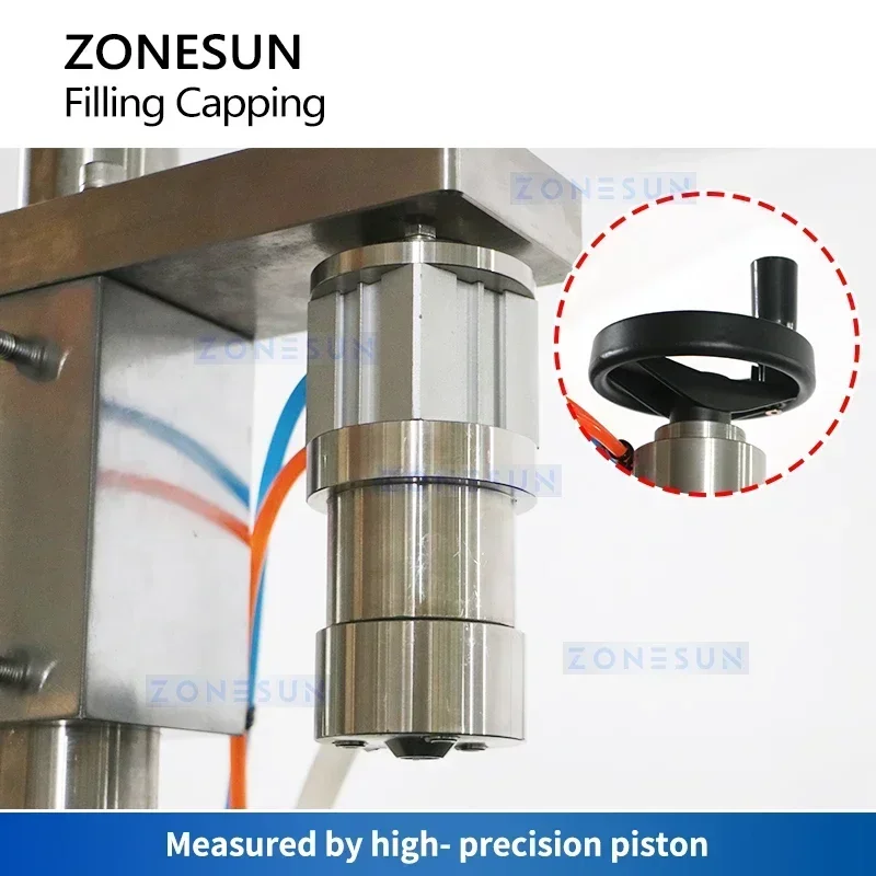 ZONESUN Halbautomatische Aerosol-Abfüllmaschine, Sprühdosenversiegelung, Abfüll- und Verschließausrüstung ZS-QW1600